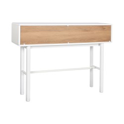 Console Home ESPRIT Jaune Blanc Bois MDF 120 x 35 x 90 cm