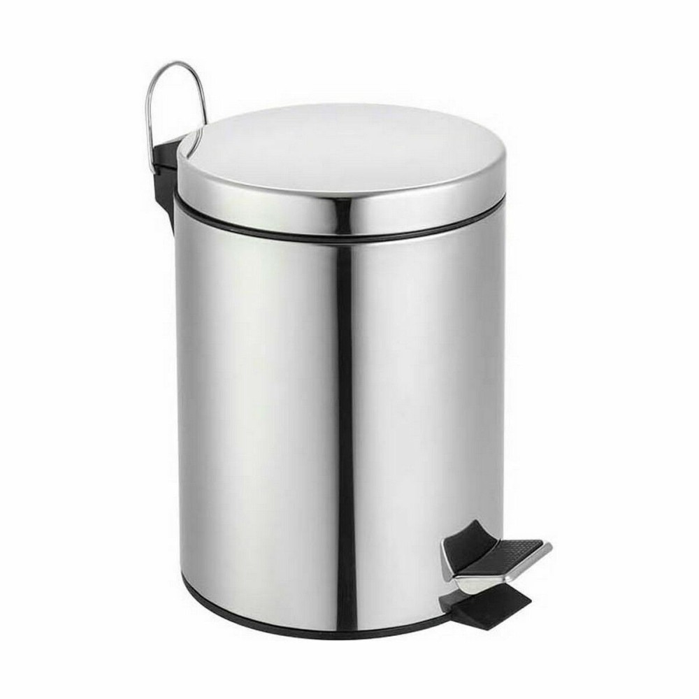 Mülleimer mit Pedal Confortime Silberfarben 5 L (6 Stück)