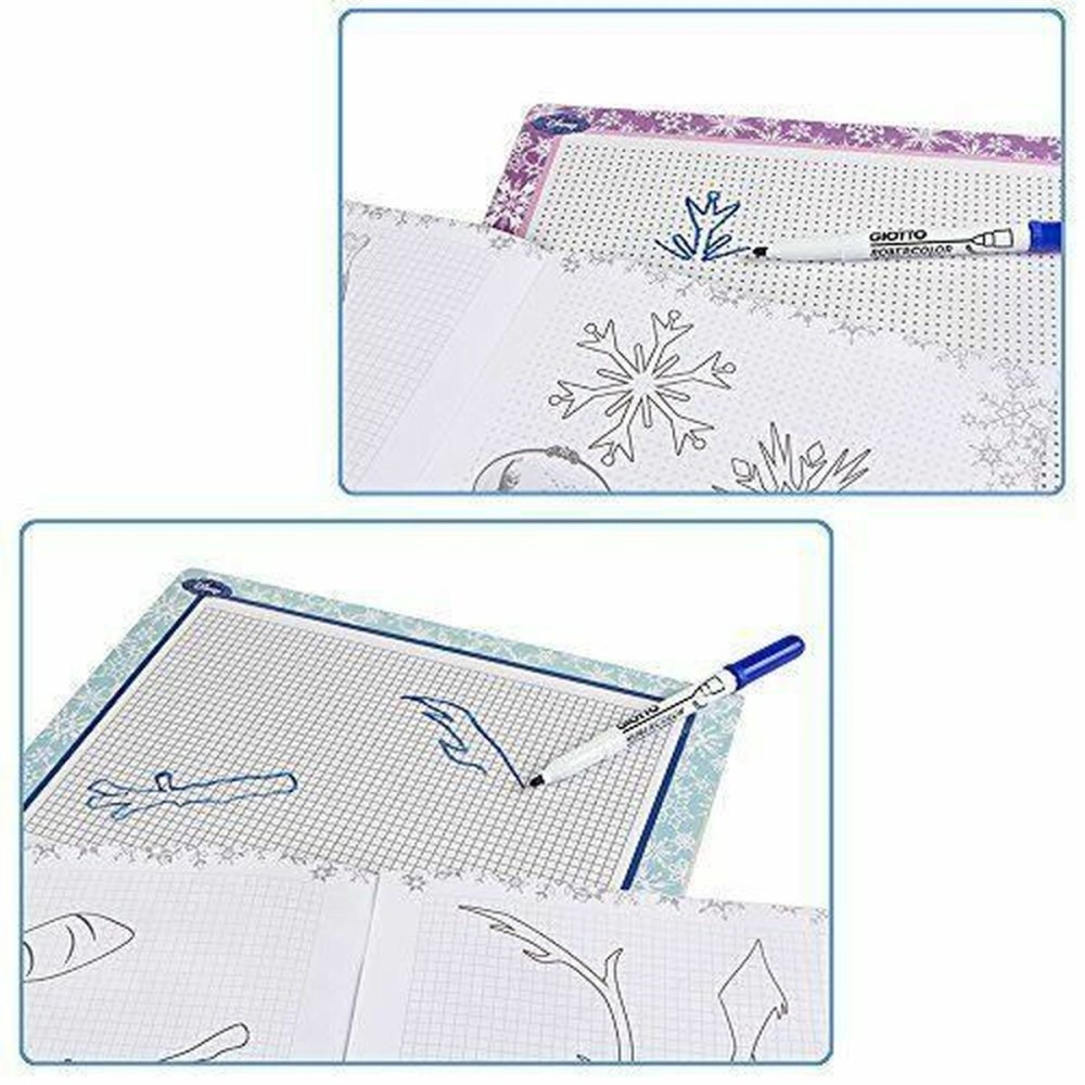 Bloc avec Dessins à Colorier Disney FROZEN Multicouleur