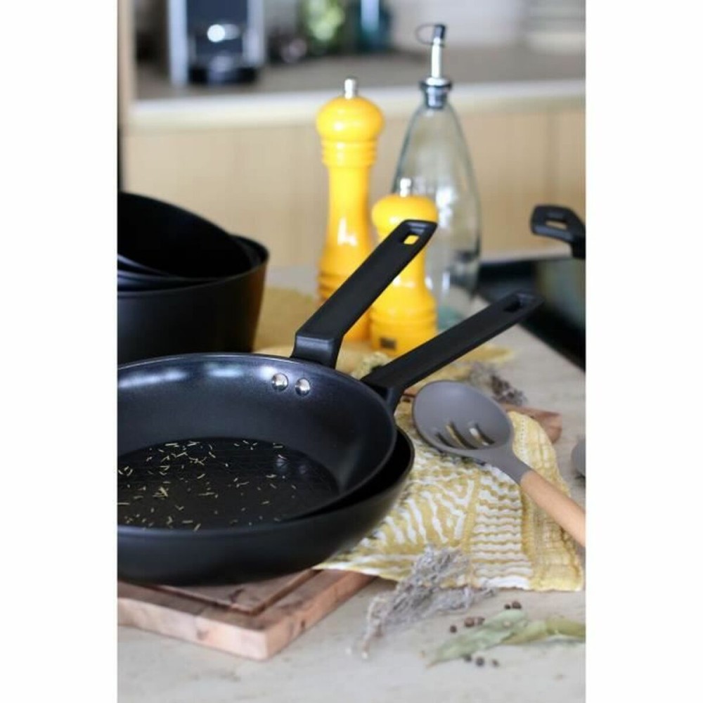 Pfanne Menastyl Schwarz Geschmiedetes Aluminium Ø 28 cm