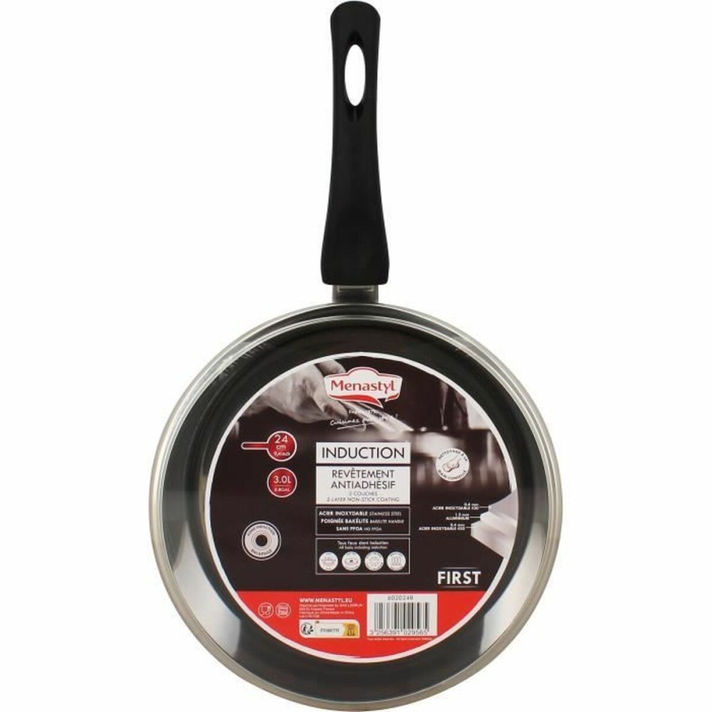 Pfanne Menastyl Stahl Edelstahl Ø 28 cm