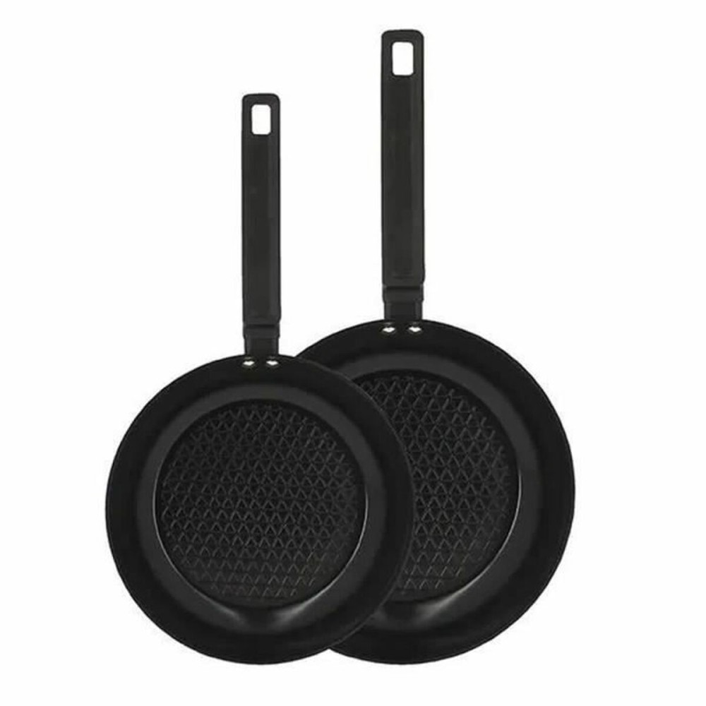 Poêle Menastyl Aluminium Ø 24 cm Ø 28 cm (2 Unités)