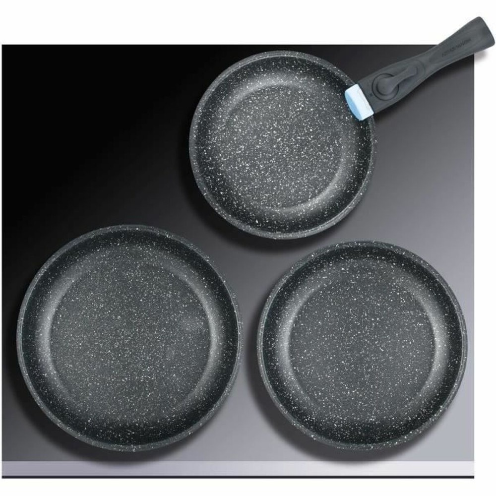 Poêle Arthur Martin Terracotta Acier inoxydable Ø 24 cm Ø 20 cm Ø 26 cm (3 Unités)