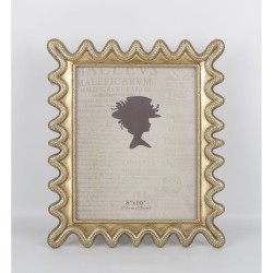 Photo frame Romimex Golden Resin 20 x 25 x 2 cm