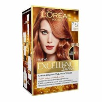 Dauerfärbung L'Oreal Make Up EXCELLENCE Goldenes Kupferrot (1 Stück)