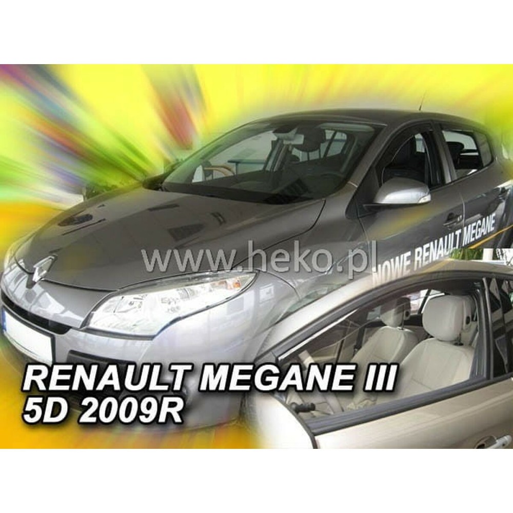 Déflecteur de vent HEKO HO27176 RENAULT Megane III Frontal 2 Pièces