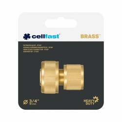 Connecteur de tuyau Cellfast 19 mm Laiton Rapide