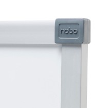 Magnetic board Nobo Basic 90 x 60 cm White Silver Aluminium Steel