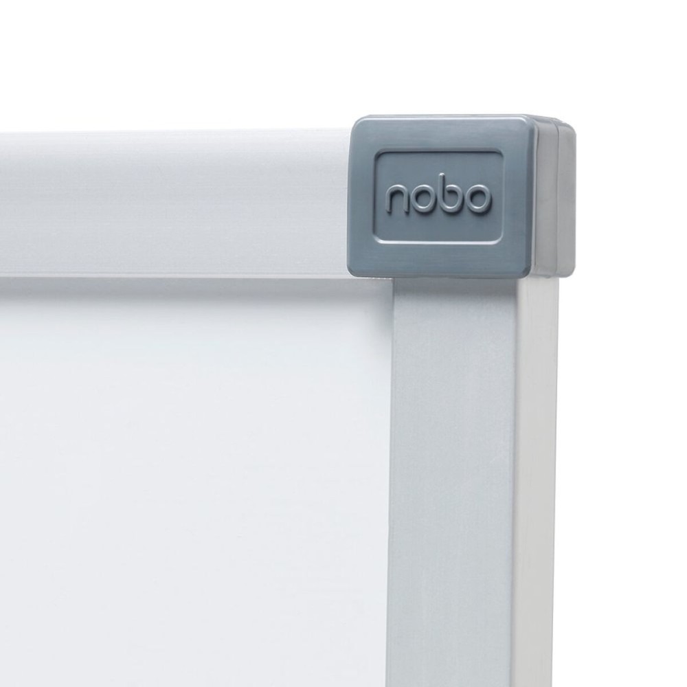 Magnetic board Nobo Basic 90 x 60 cm White Silver Aluminium Steel