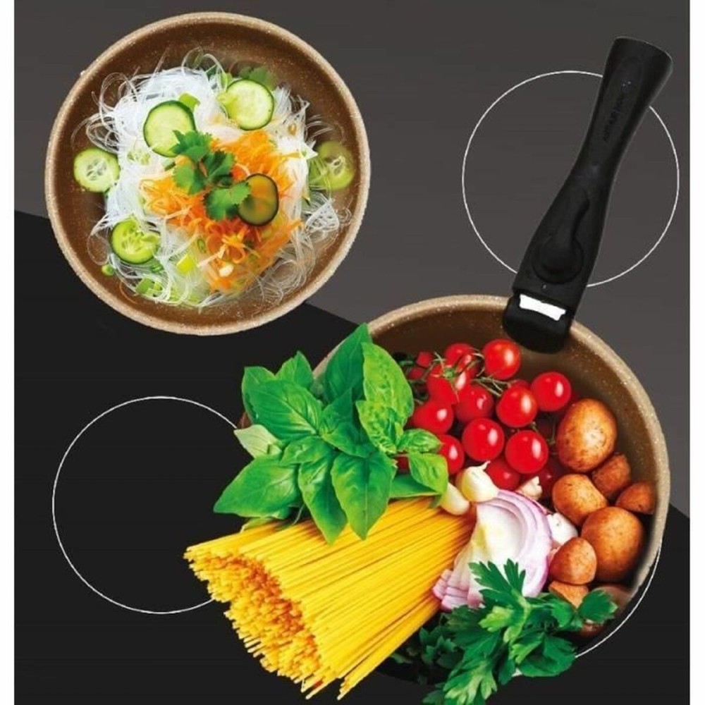 Batterie de Cuisine Arthur Martin Terracotta 18 Pièces