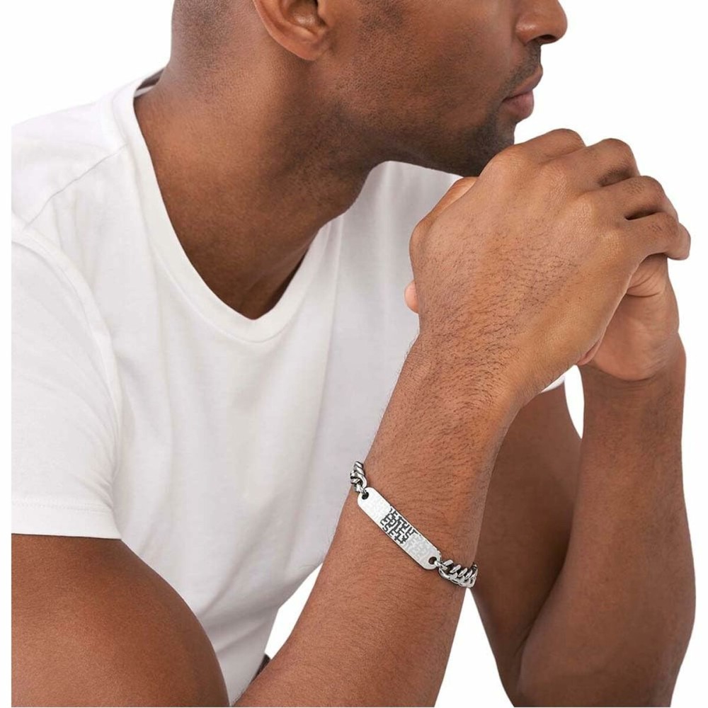 Men's Bracelet Diesel DX1429931 Silver