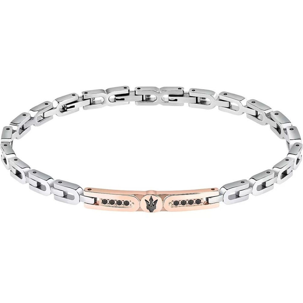 Men's Bracelet Maserati ICONIC Stainless steel Silver