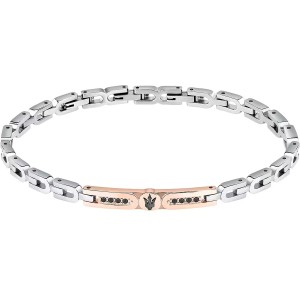 Men's Bracelet Maserati ICONIC Stainless steel Silver