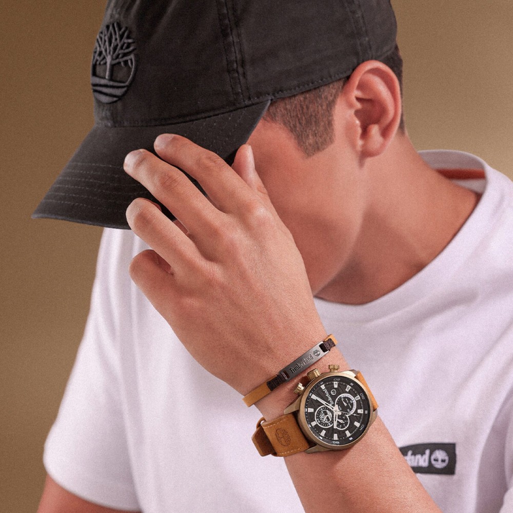 Men's Bracelet Timberland TDAGB0002202 Ocre