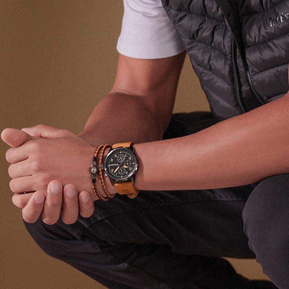 Men's Bracelet Timberland TDAGB0002402 Brown