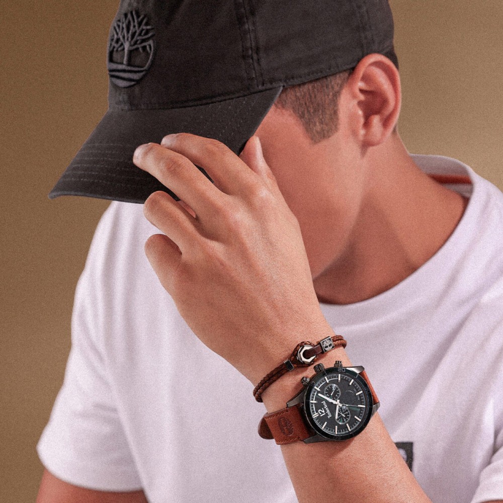Men's Bracelet Timberland TDAGB0002502 Brown
