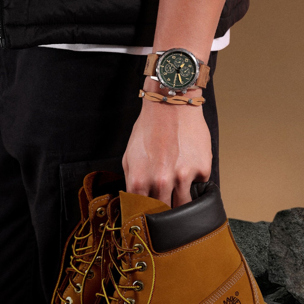 Men's Bracelet Timberland TDAGB0002601 Ocre