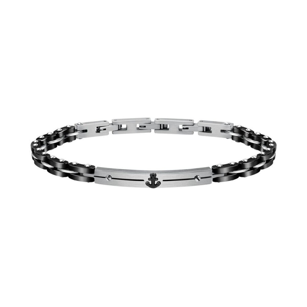 Men's Bracelet Sector SAFR13 Silver Black