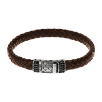 Herrenarmreif Albert M. WSOX00495.BRW Braun