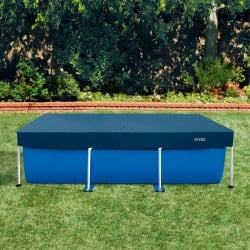 Swimming Pool Cover Intex Navy Blue 260 x 30 x 160 cm Rectangular (6 Units)