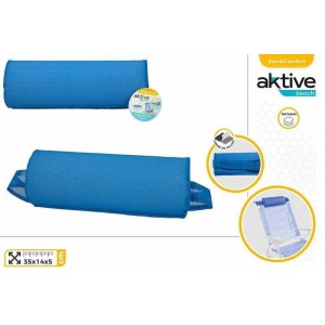 Cushion Aktive 35 x 14 x 5 cm Blue