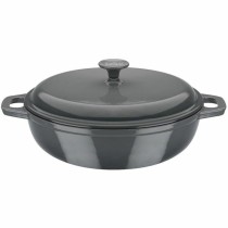 Topf mit Deckel GSW Grau Creme Edelstahl Ø 30 cm