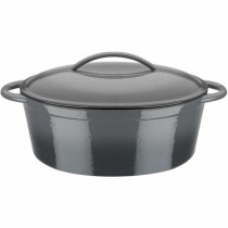 Topf mit Deckel GSW Grau Gusseisen