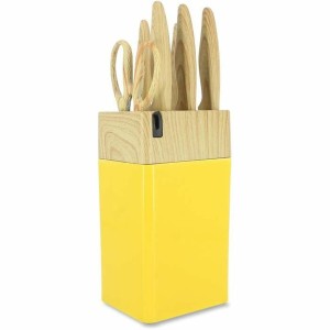 Ensemble de Couteaux Menastyl Jaune polypropylène 6 Pièces (6 Unités)