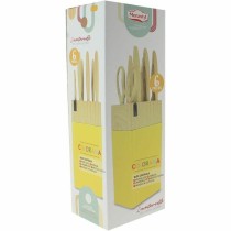 Messerset Menastyl Gelb Polypropylen 6 Stücke (6 Stück)