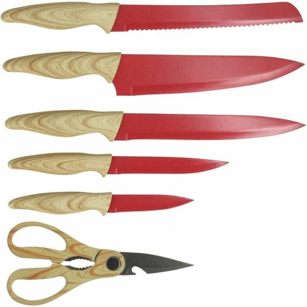 Messerset Menastyl Polypropylen Rosa 6 Stücke (6 Stück)