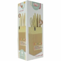 Ensemble de Couteaux Menastyl Marron polypropylène 6 Pièces (6 Unités)