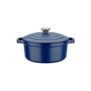 Topf GSW 717267 Blau Weiß Stahl 2 Stücke