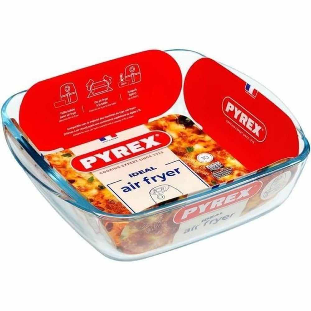Ofenschüssel Pyrex Durchsichtig Borosilikatglas karriert