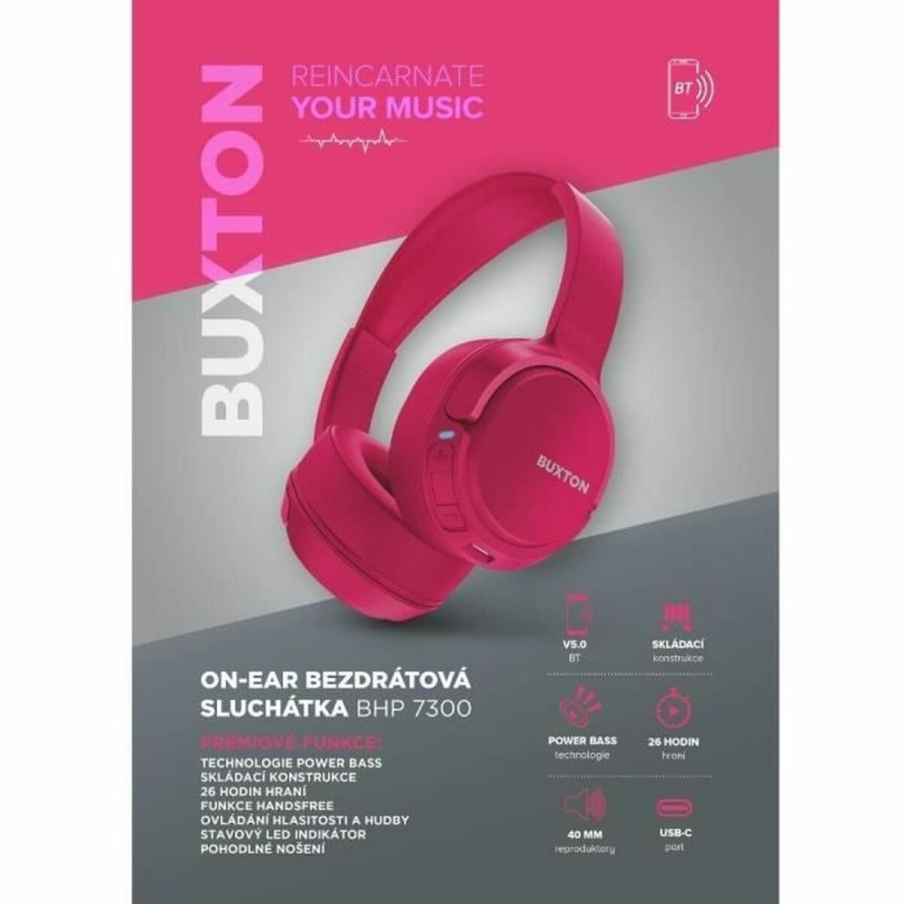 Headphones BUSHNELL Pink