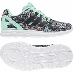 Chaussures de Sport pour Enfants Adidas ZX Flux Aigue marine