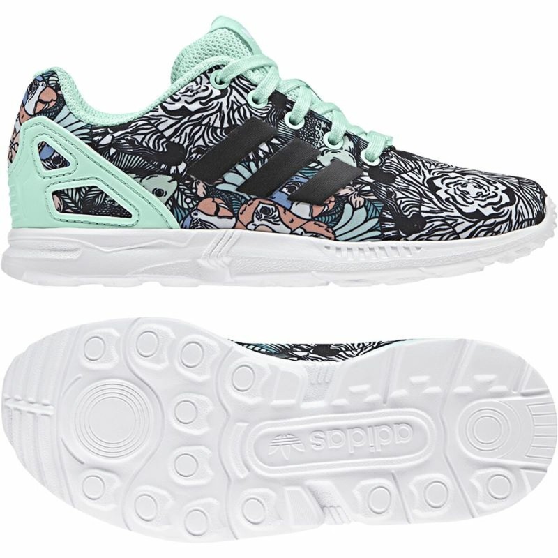 Kinder Sportschuhe Adidas ZX Flux Aquamarin