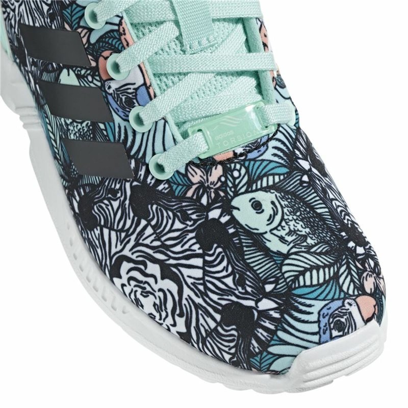 Chaussures de Sport pour Enfants Adidas ZX Flux Aigue marine