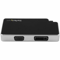 Adaptateur USB C vers VGA/HDMI/DVI Startech CDPVGDVHDB Argent
