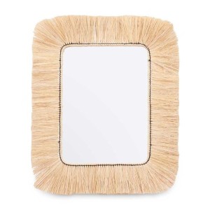 Wandspiegel RI-6065 Braun 77 x 67 x 3 cm rechteckig