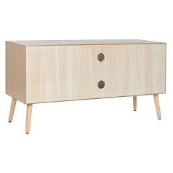 Meubles de télévision Home ESPRIT Naturel Bois de paulownia Bois MDF 120 x 40 x 60 cm