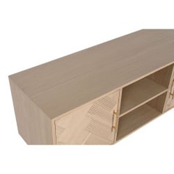 TV furniture Home ESPRIT Natural Paolownia wood MDF Wood 120 x 40 x 60 cm