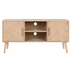 TV furniture Home ESPRIT Natural Paolownia wood MDF Wood 120 x 40 x 60 cm