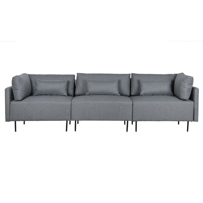 Canapé chaise longue DKD Home Decor Gris Métal Moderne 276 x 152,5 x 84 cm