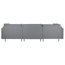 Canapé chaise longue DKD Home Decor Gris Métal Moderne 276 x 152,5 x 84 cm