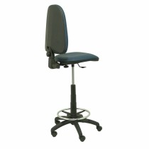 Tabouret Ayna Piqueras y Crespo T04CPSPAZM Bleu Noir Blue marine Métal Simili Cuir