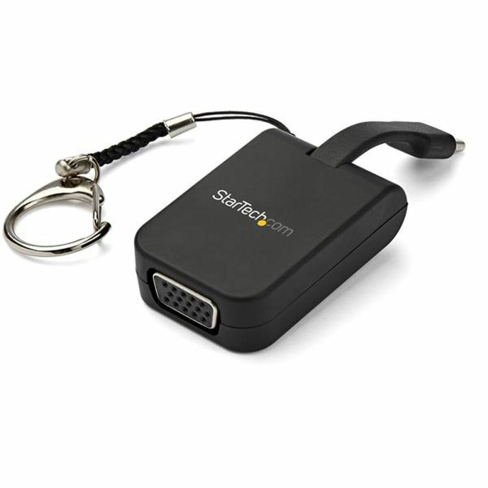 Adaptateur USB C vers VGA Startech CDP2VGAFC Noir