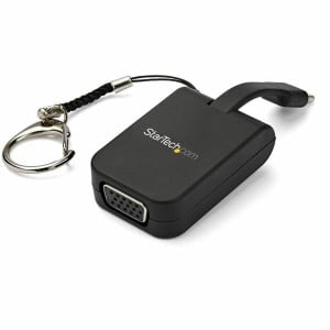 USB-C-zu-VGA-Adapter Startech CDP2VGAFC Schwarz