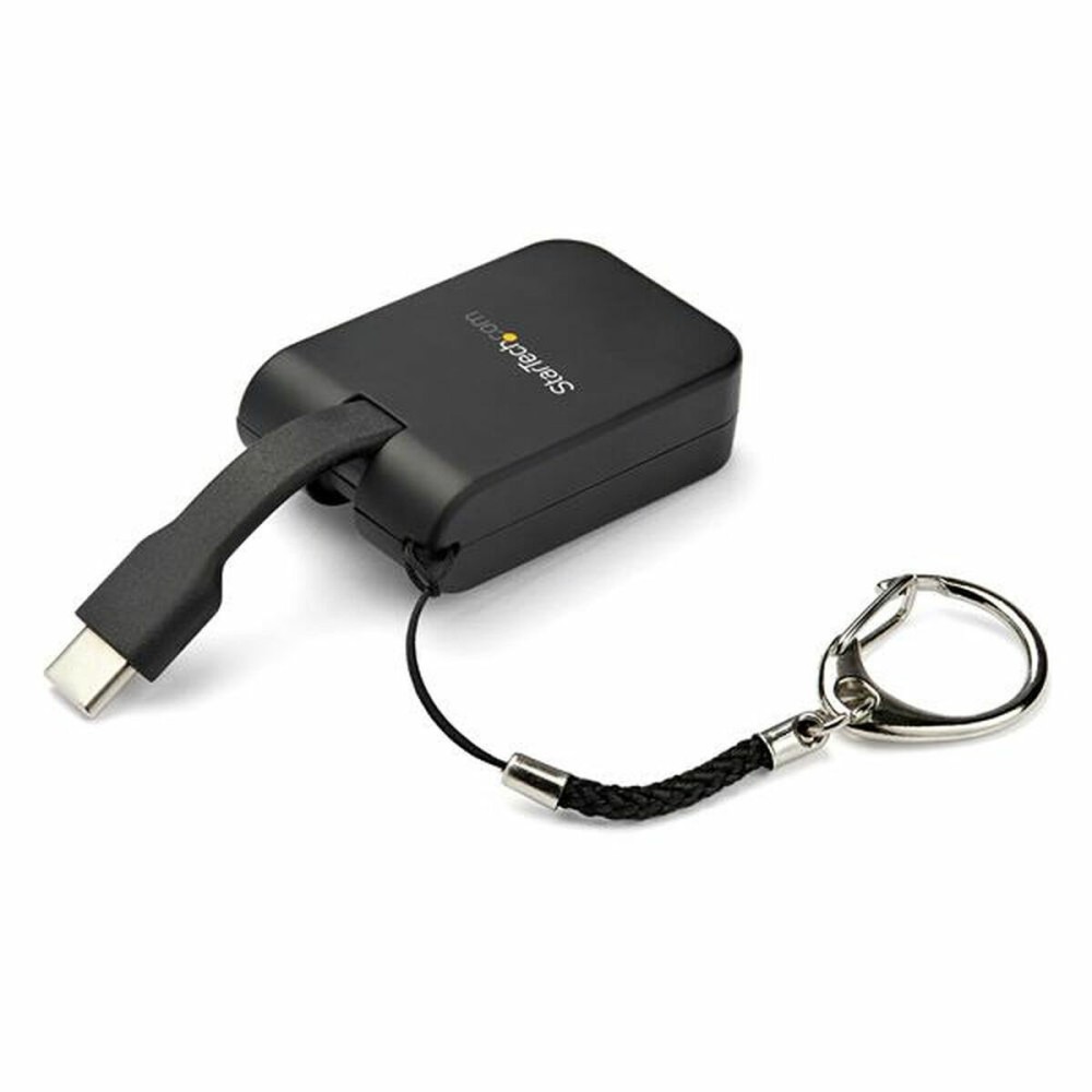 Adaptateur USB C vers VGA Startech CDP2VGAFC Noir