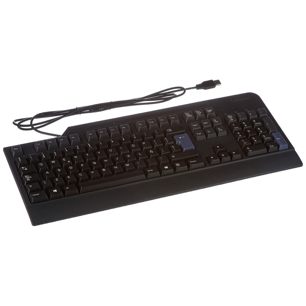 Tastatur Lenovo 4X30M86911 Schwarz Qwerty Spanisch