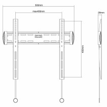 TV Halterung Neomounts NM-W340BLACK 